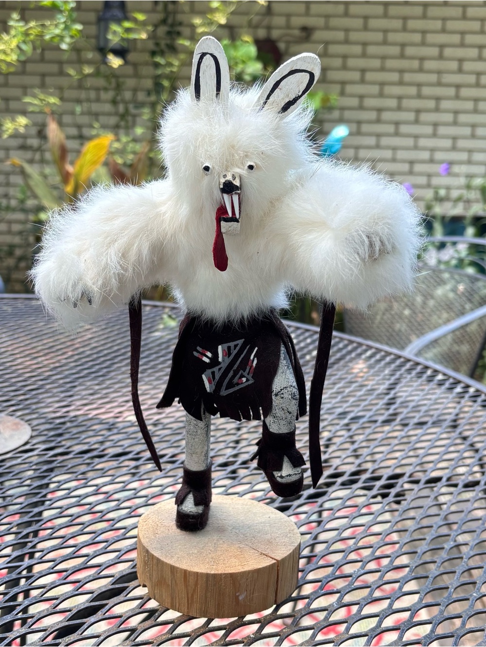 Vintage 12.25" tall kachina doll "bear"